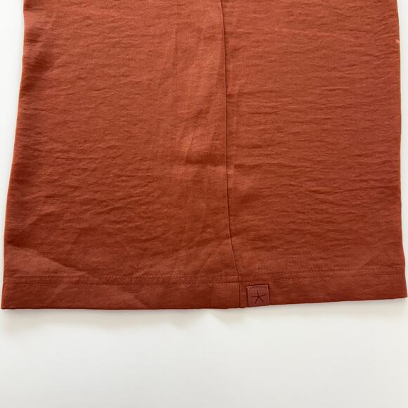 Barefoot Dreams Washed Satin Wide Leg Pants Amberglow Size XL NWT - Picture 8 of 10